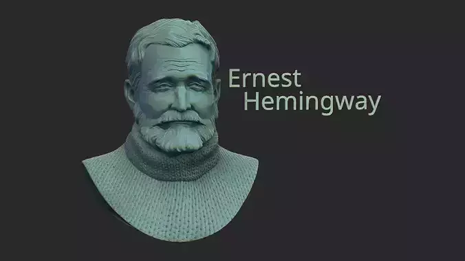 Ernest  Hemingway 3D print model