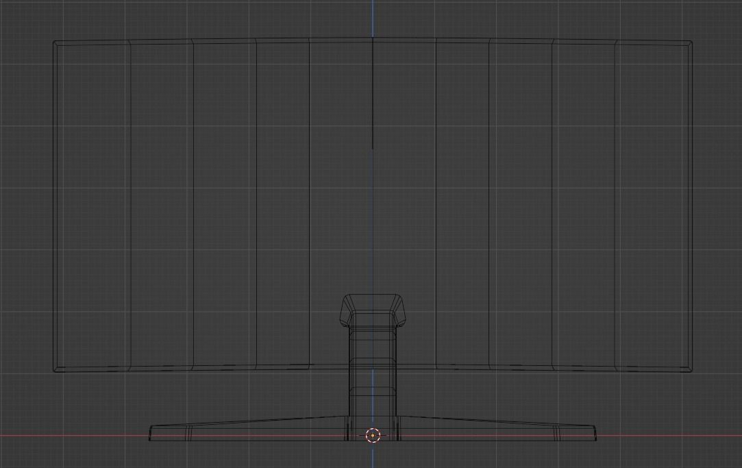 Monitor Free low-poly 3D model_8