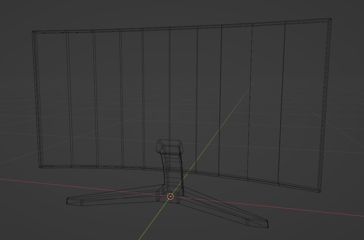 Monitor Free low-poly 3D model_5