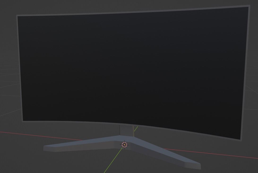 Monitor Free low-poly 3D model_3