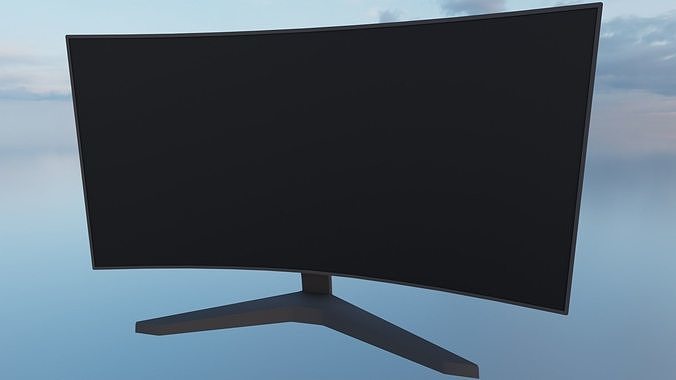 Monitor Free low-poly 3D model