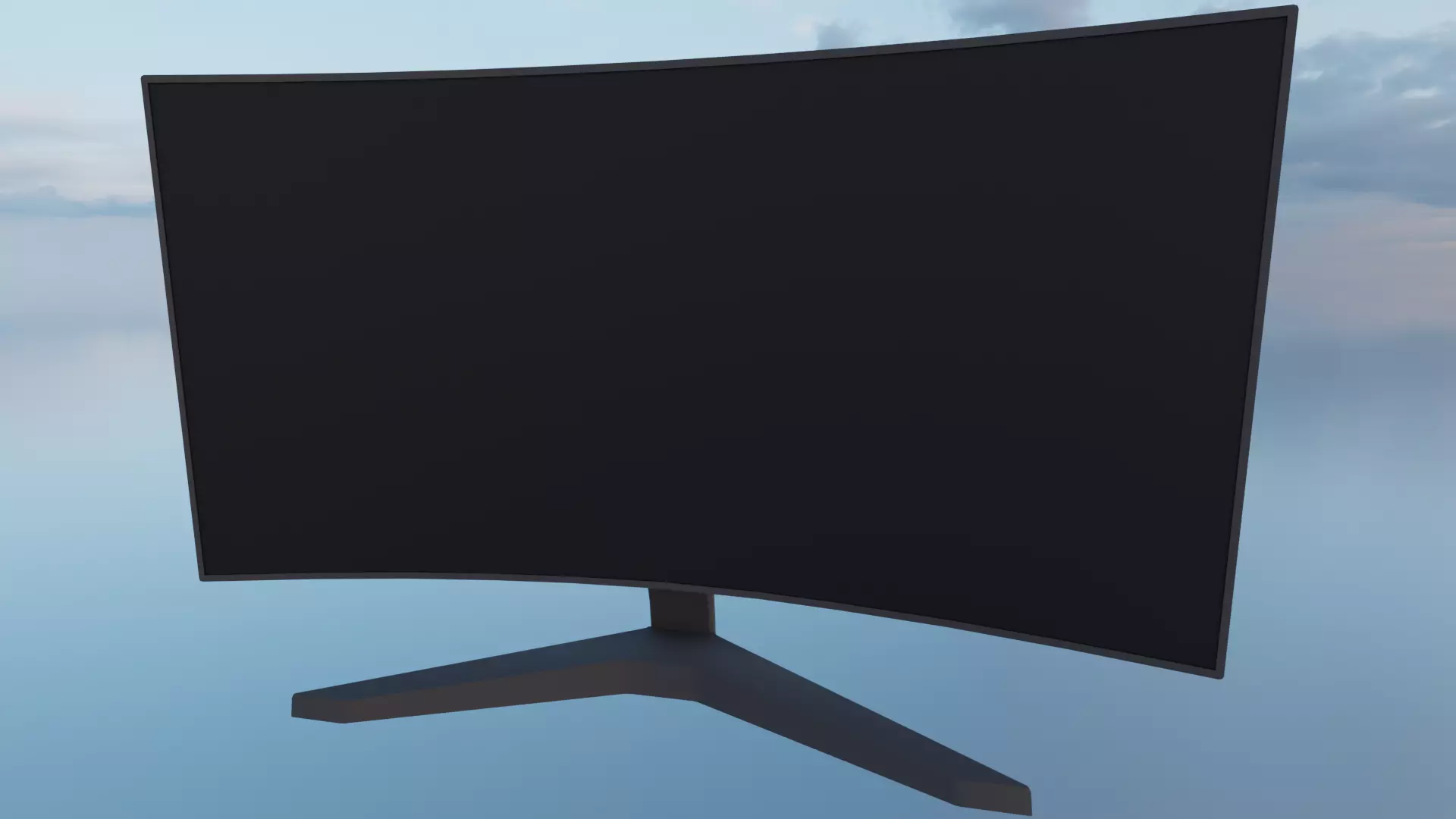 Monitor Free low-poly 3D model_0