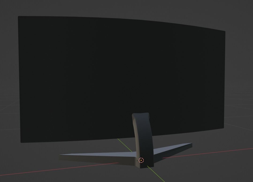 Monitor Free low-poly 3D model_6