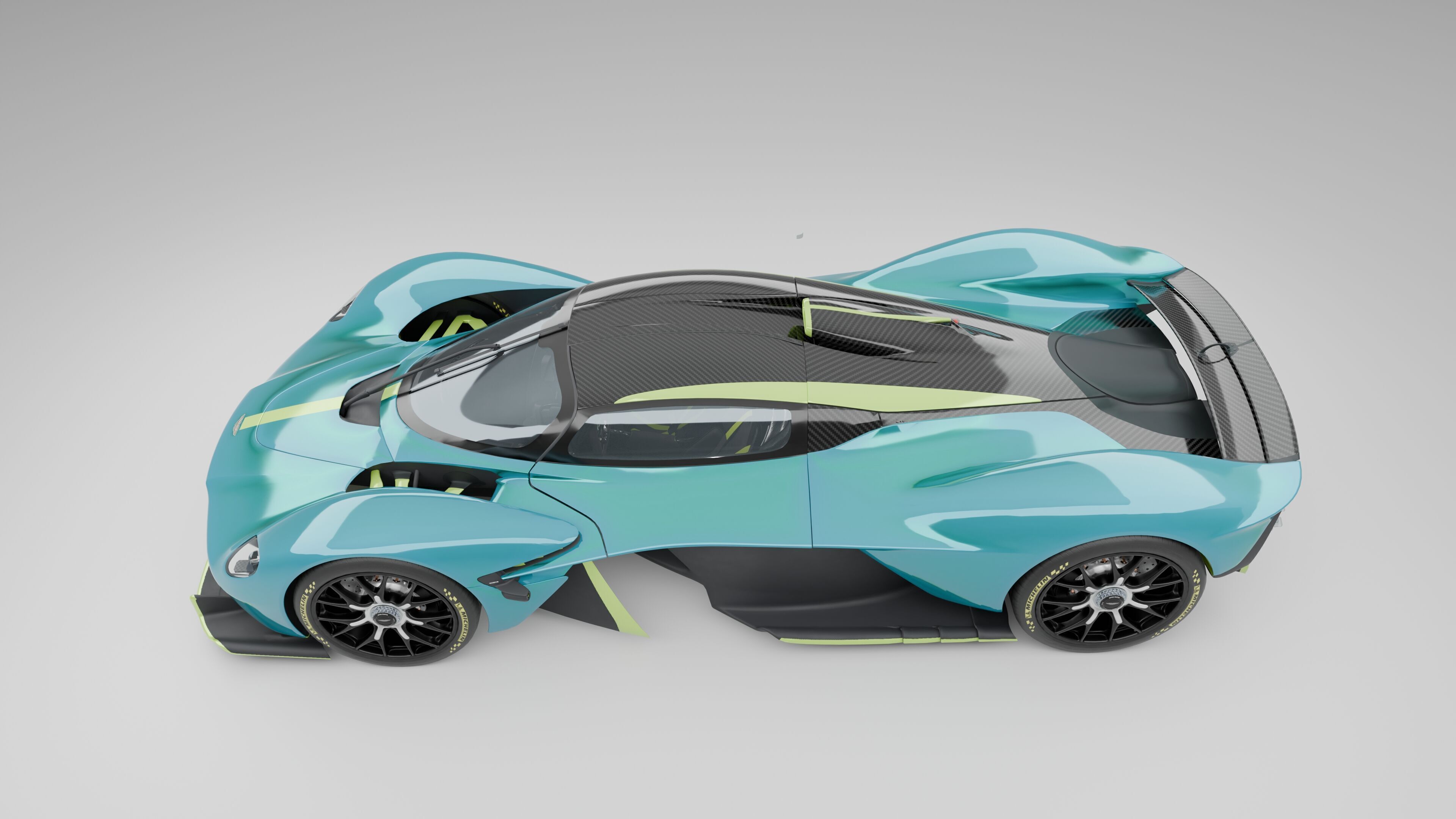Aston Martin Valkyrie 3D model_4