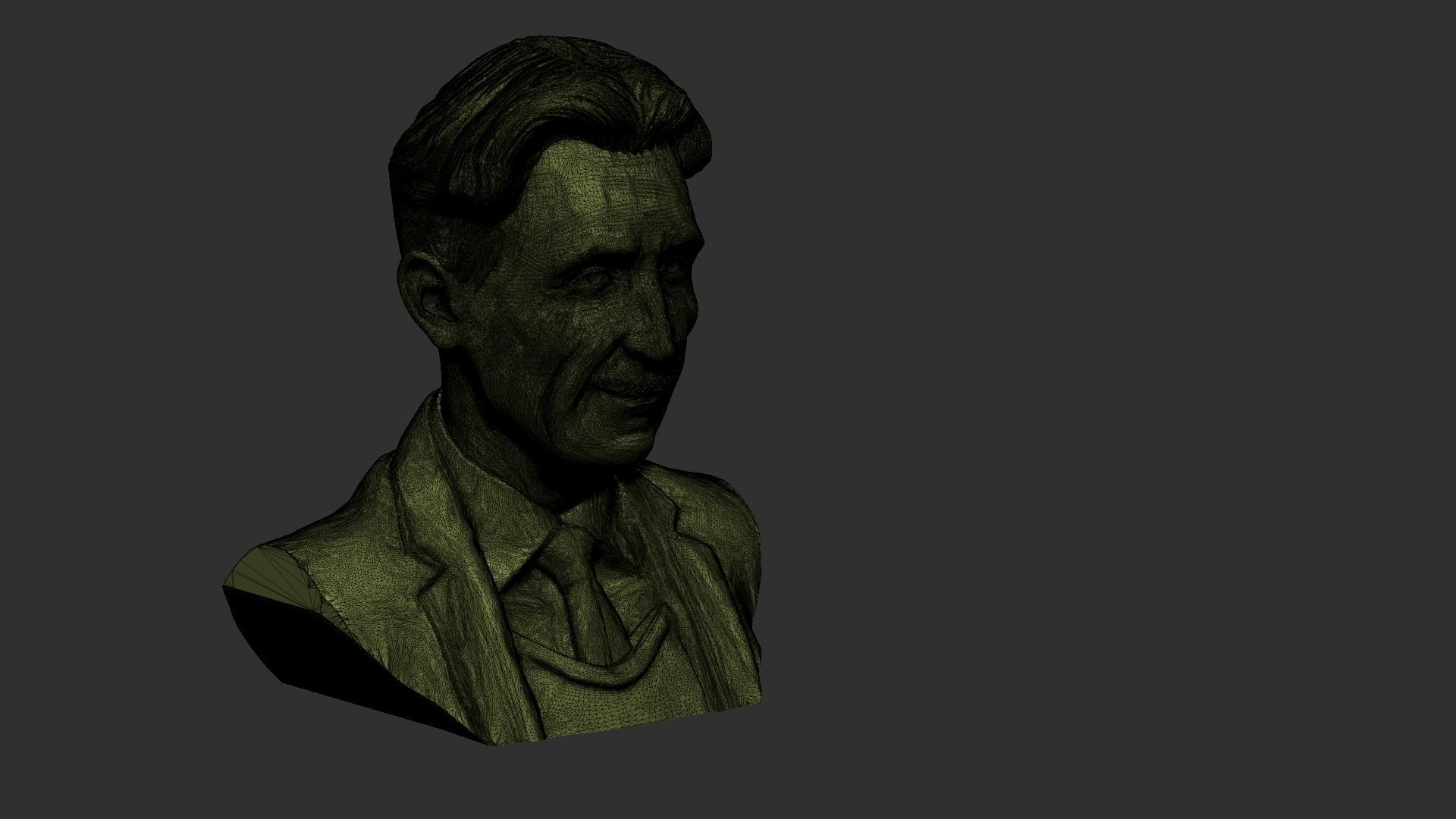 George Orwell 3D print model_2