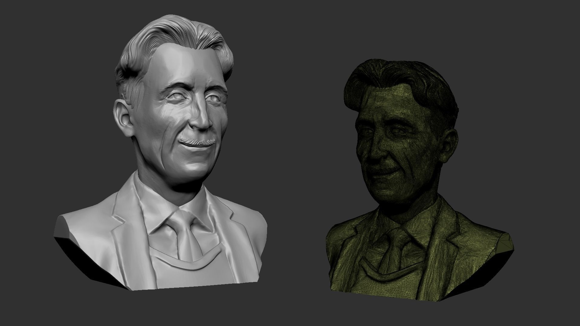 George Orwell 3D print model_1