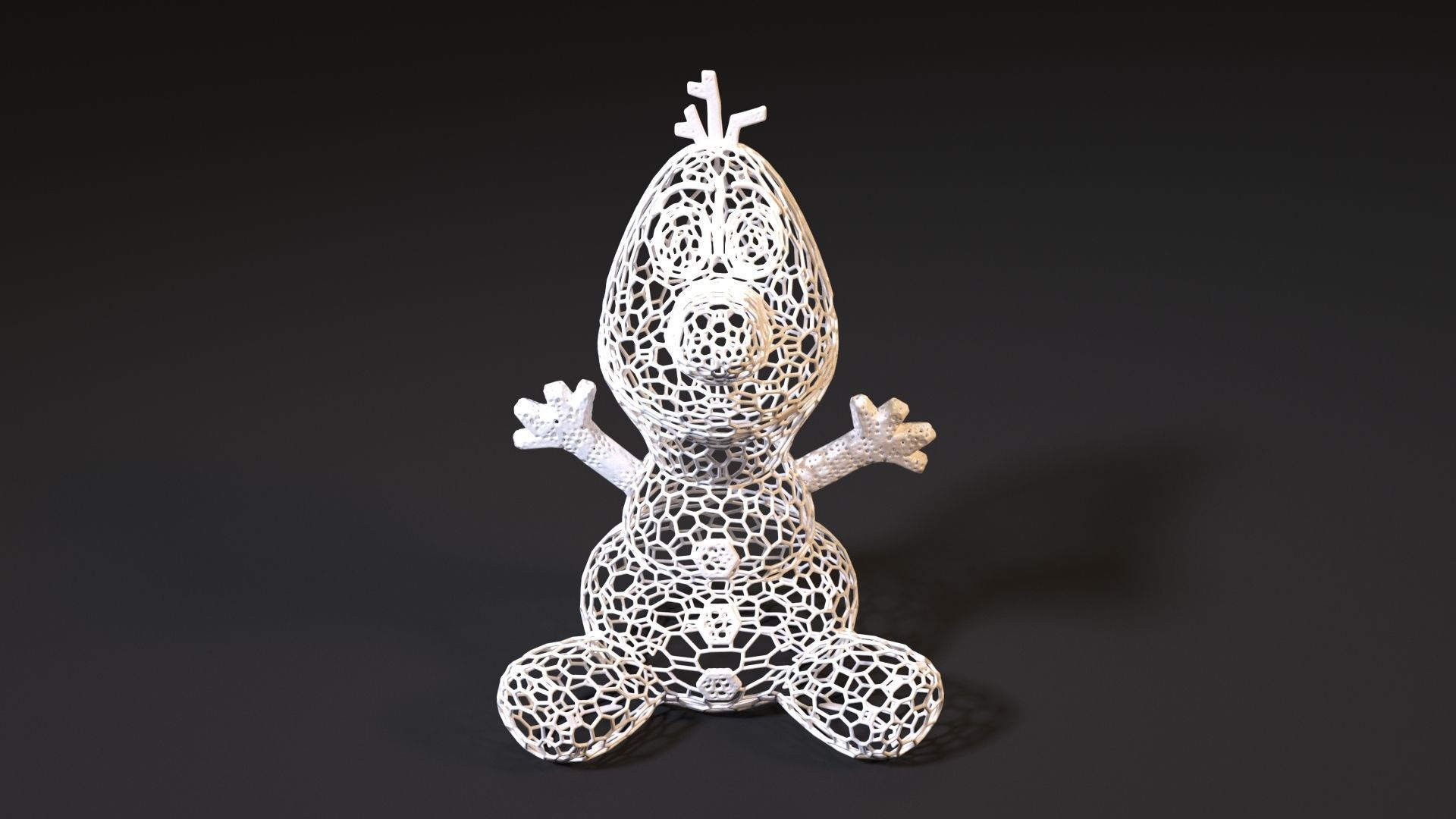 Olaf Frozen 3D print model_11