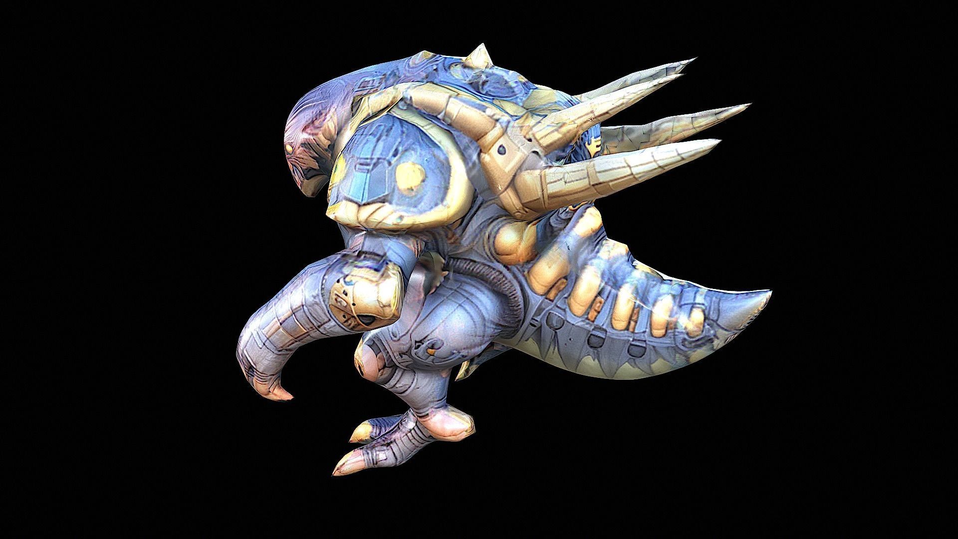 Helldivers inspired creature 3D model_5