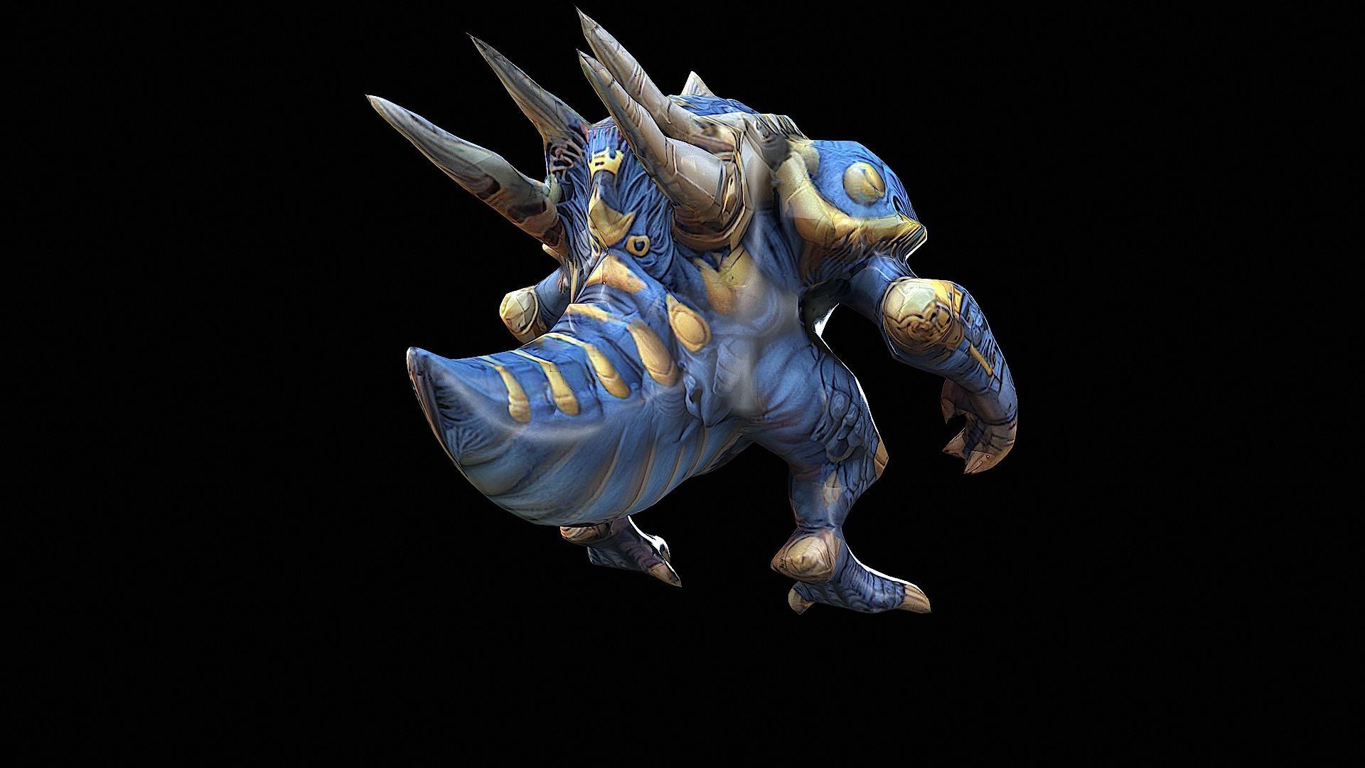 Helldivers inspired creature 3D model_3