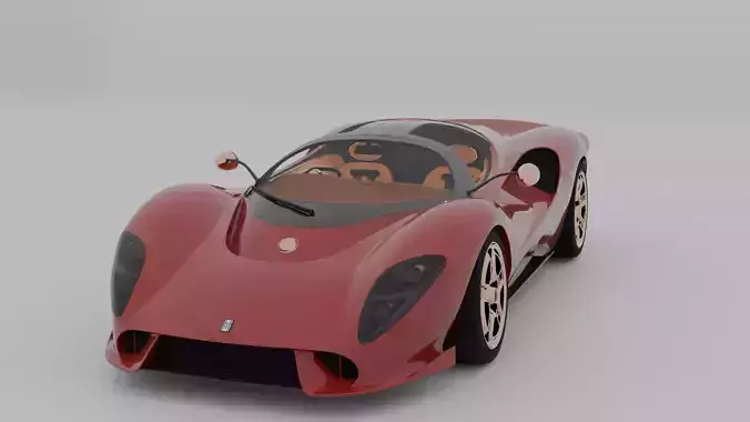 De Tomaso P72 3D model