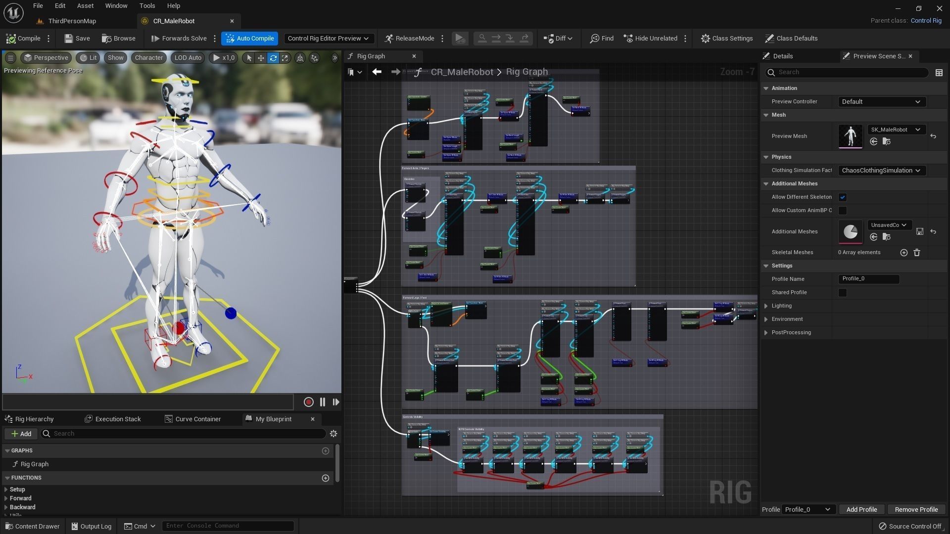 Male Robot R70 Pack Low-poly 3D model_16