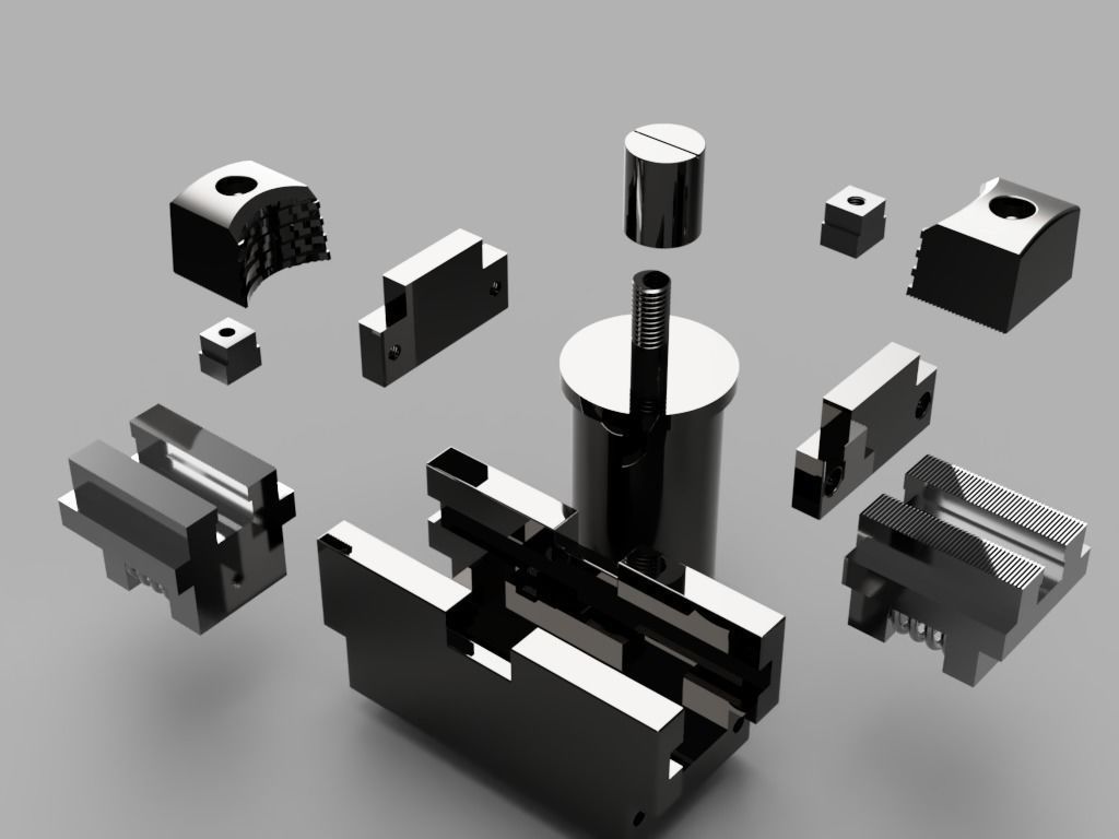 Gripper 3D print model_4