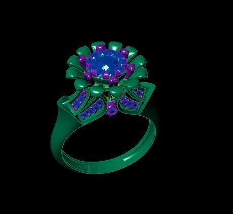 Rings 3D print model_2