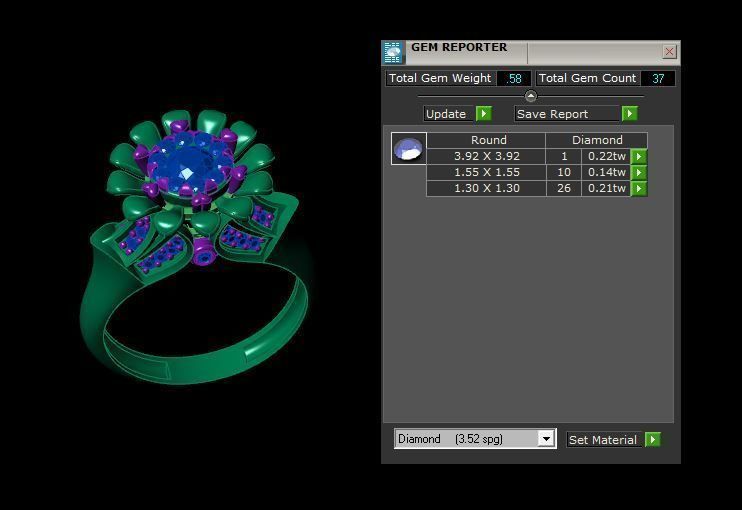 Rings 3D print model_4