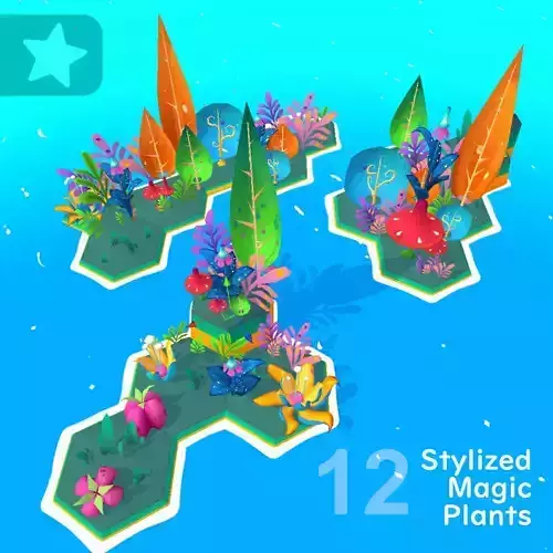 Stylized Magic Plants