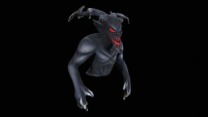 Demon Bust 3D model