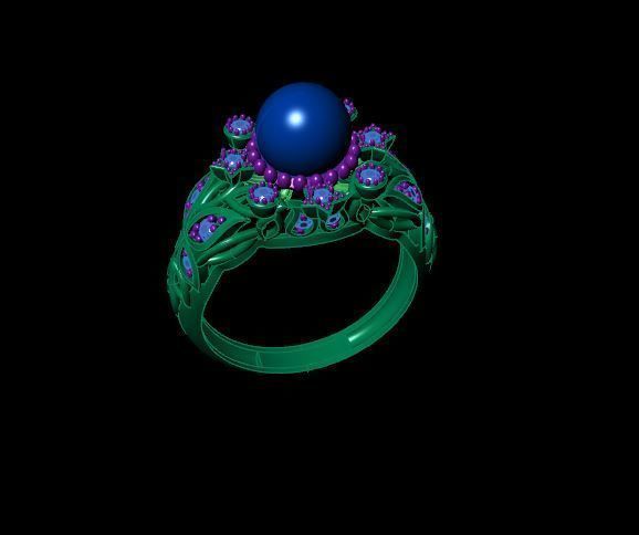 Rings 3D print model_2