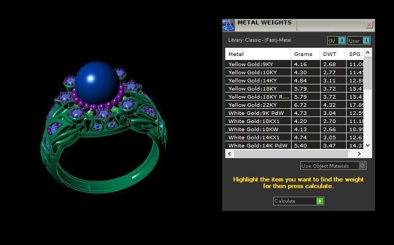 Rings 3D print model_4