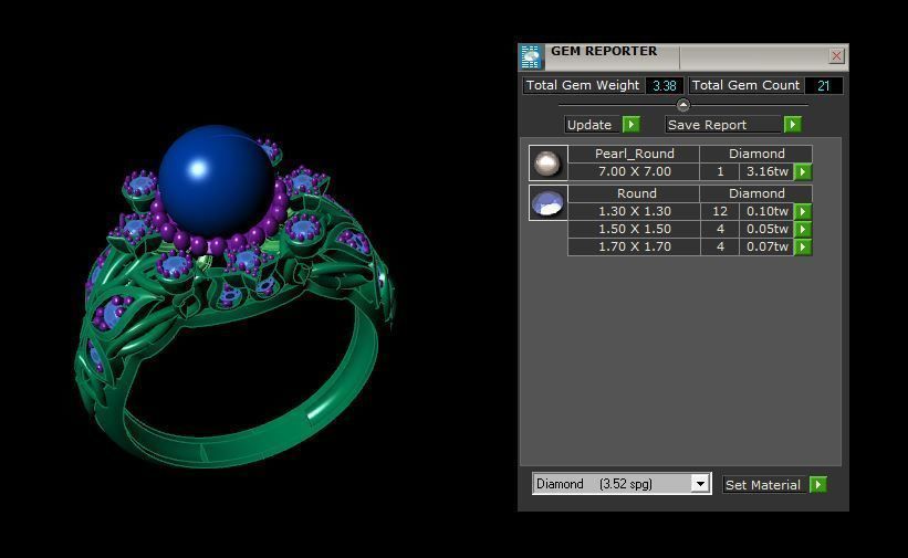Rings 3D print model_3