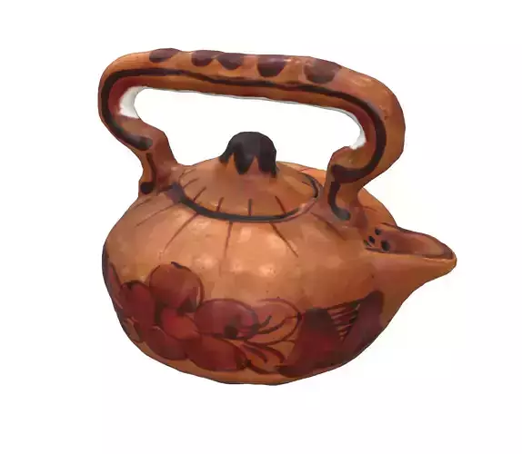 Old Vintage Teapot - 8K UHD 3D Scan Model
