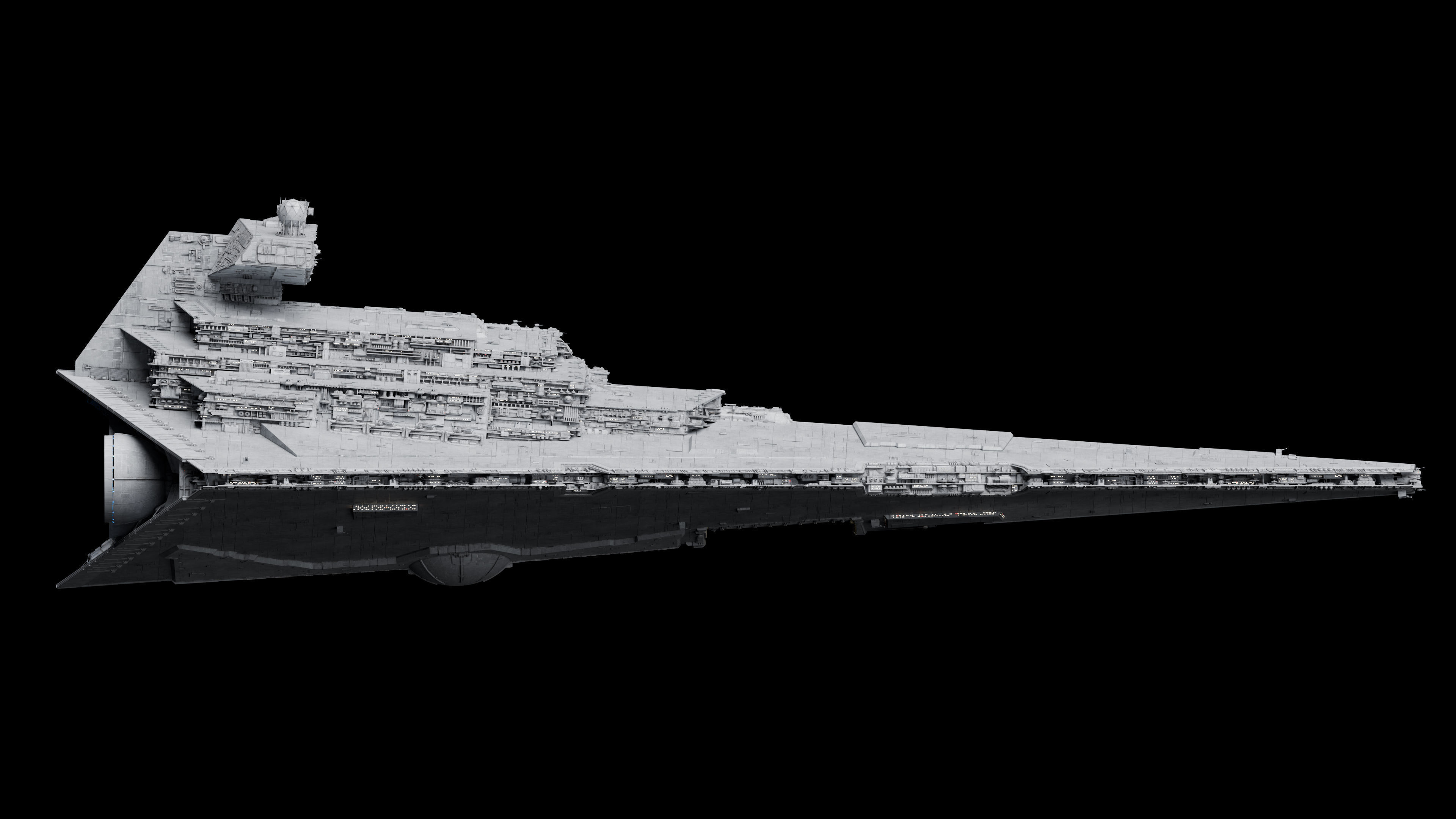 Imperial II-Class Star Destroyer Kitbash Blender UE5 - Star Wars 3D model_27