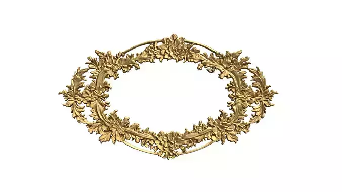 Plaster decorative frame ornament 22 