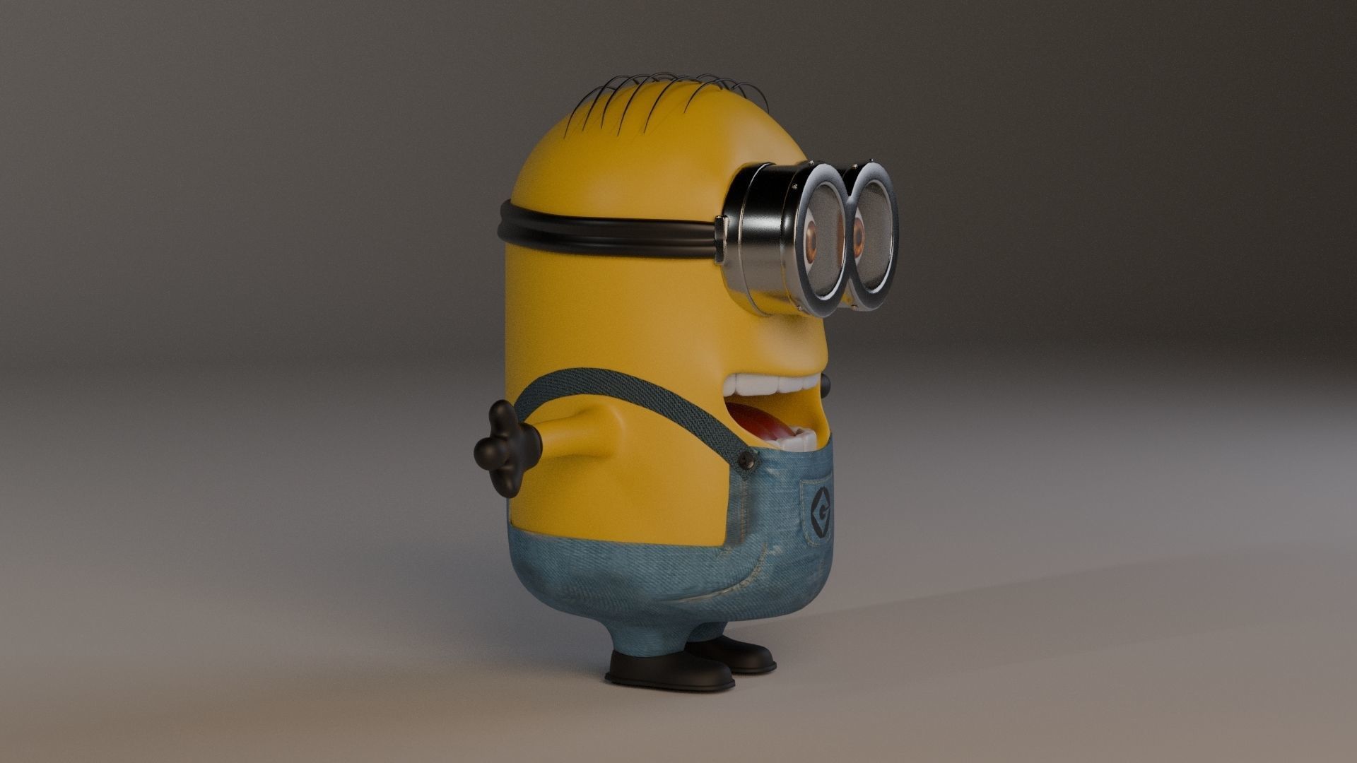 Minion 3D model Low-poly 3D model_39