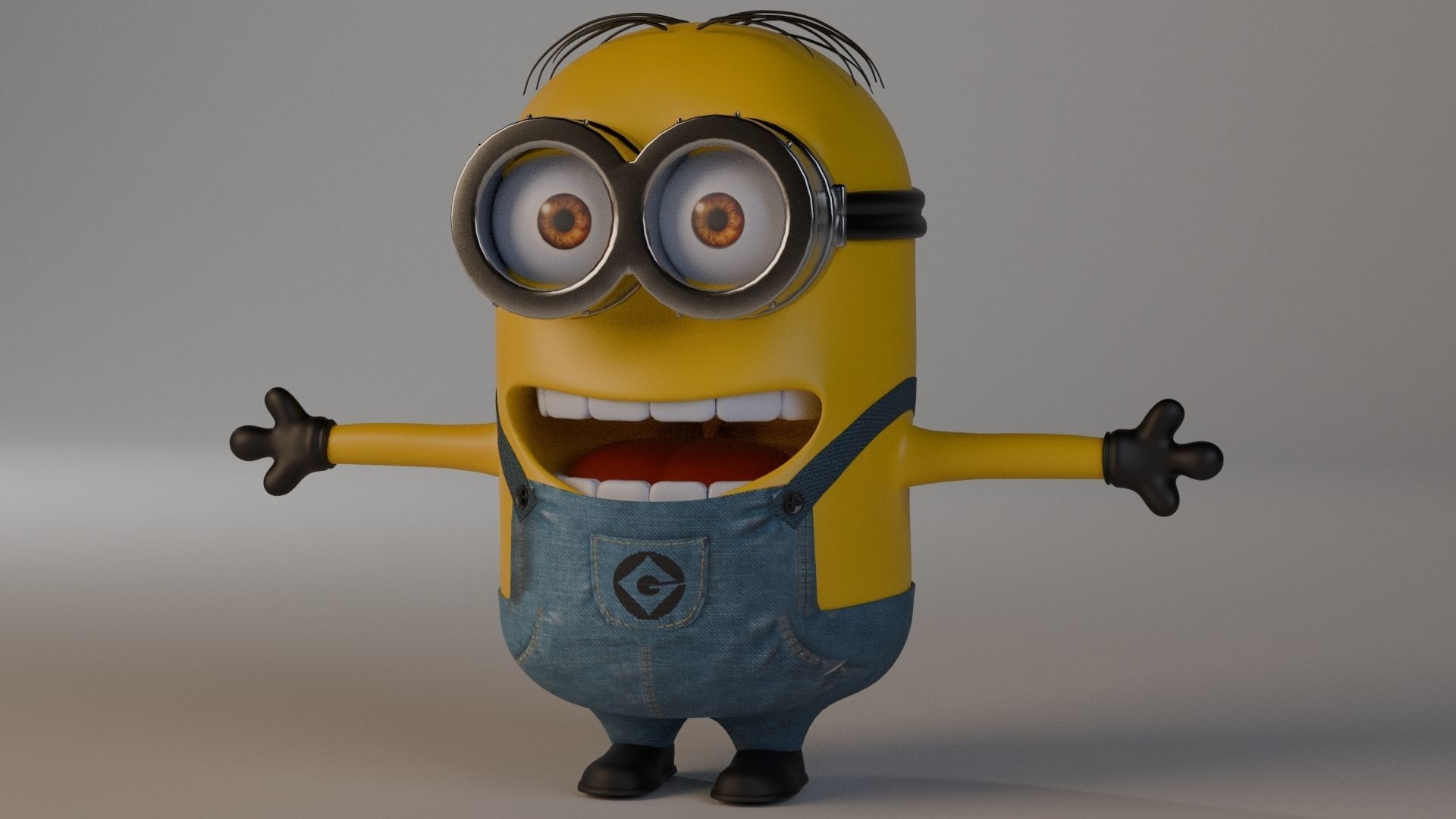 Minion 3D model Low-poly 3D model_20
