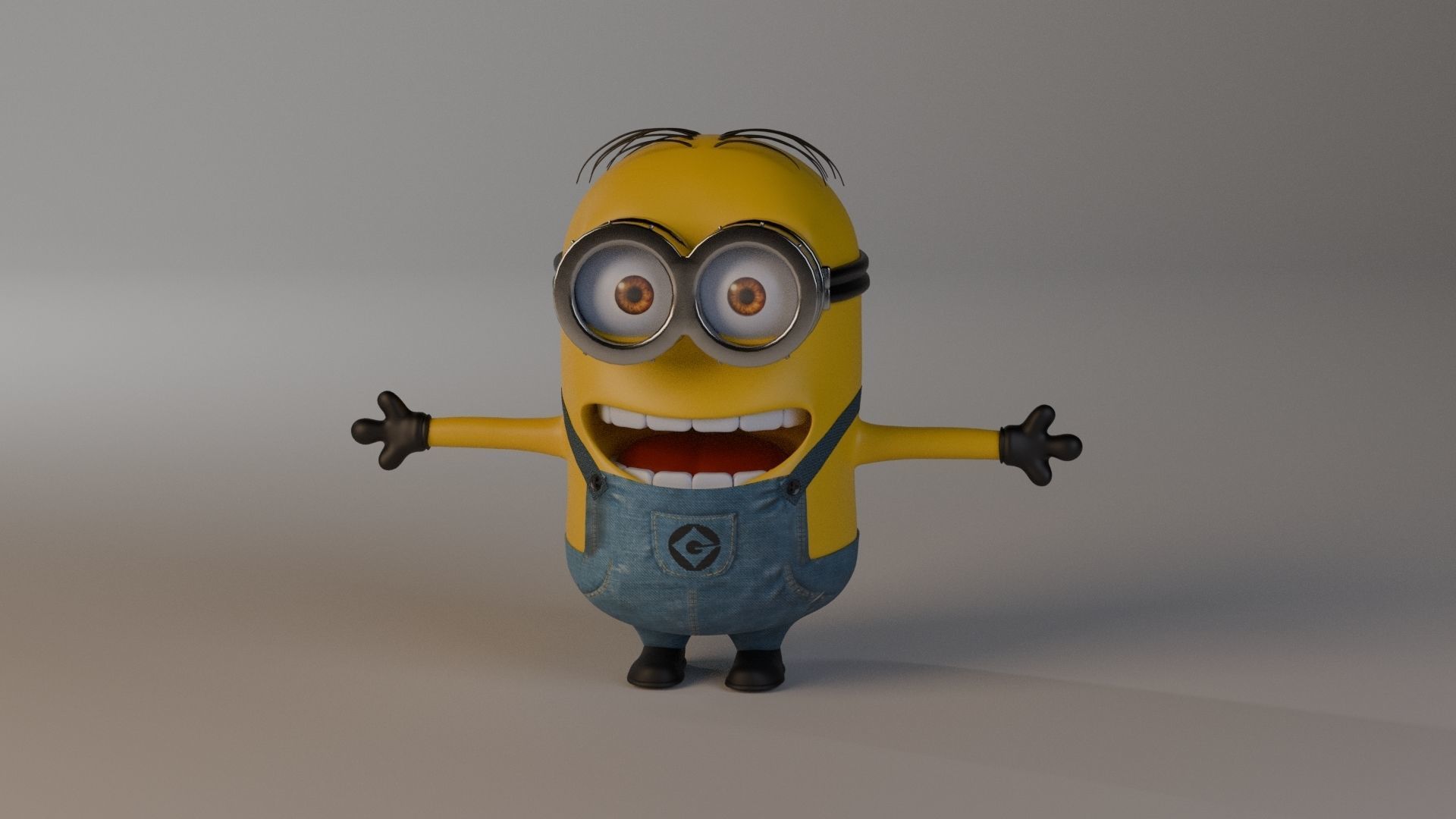 Minion 3D model Low-poly 3D model_25