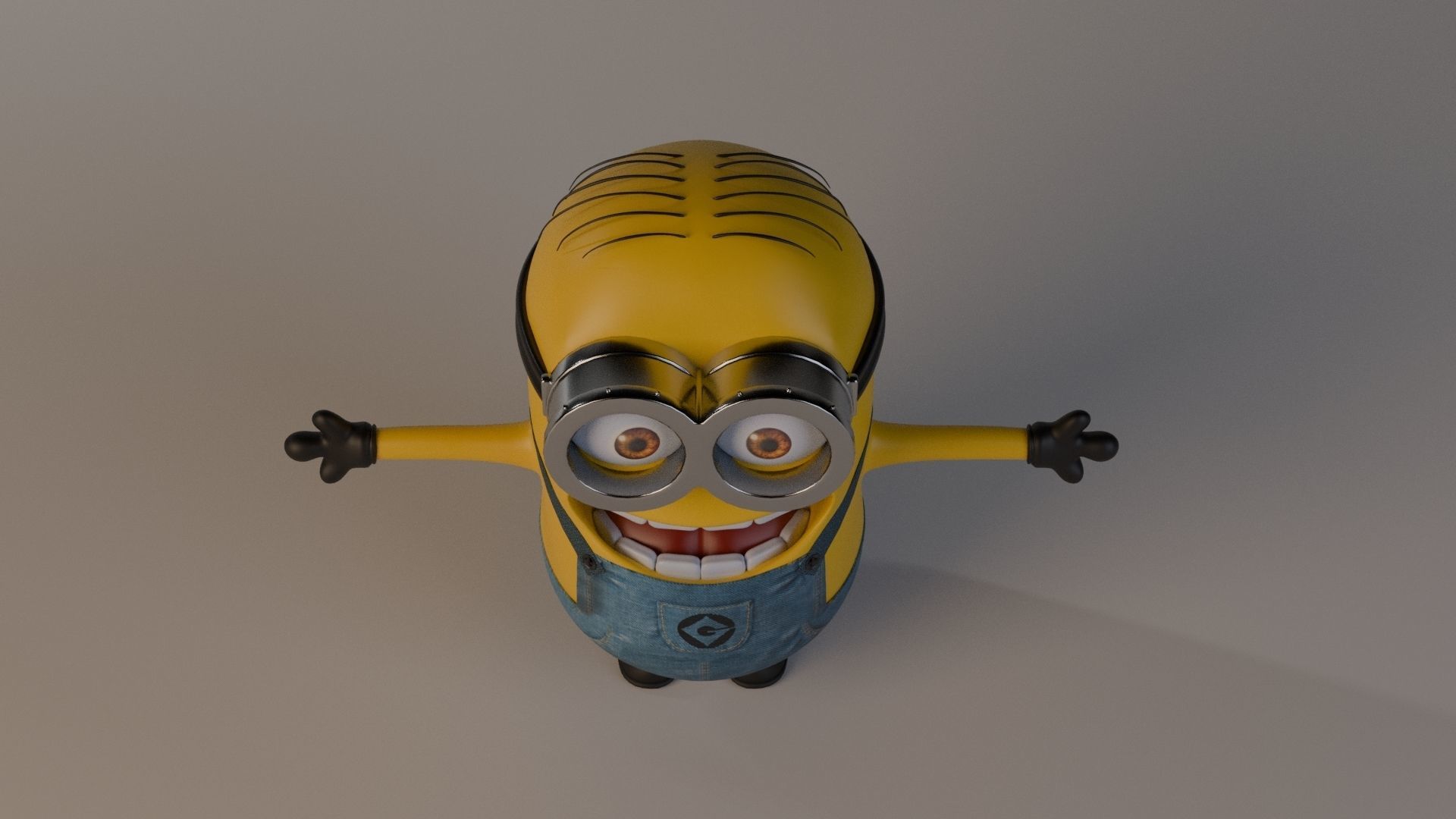 Minion 3D model Low-poly 3D model_17