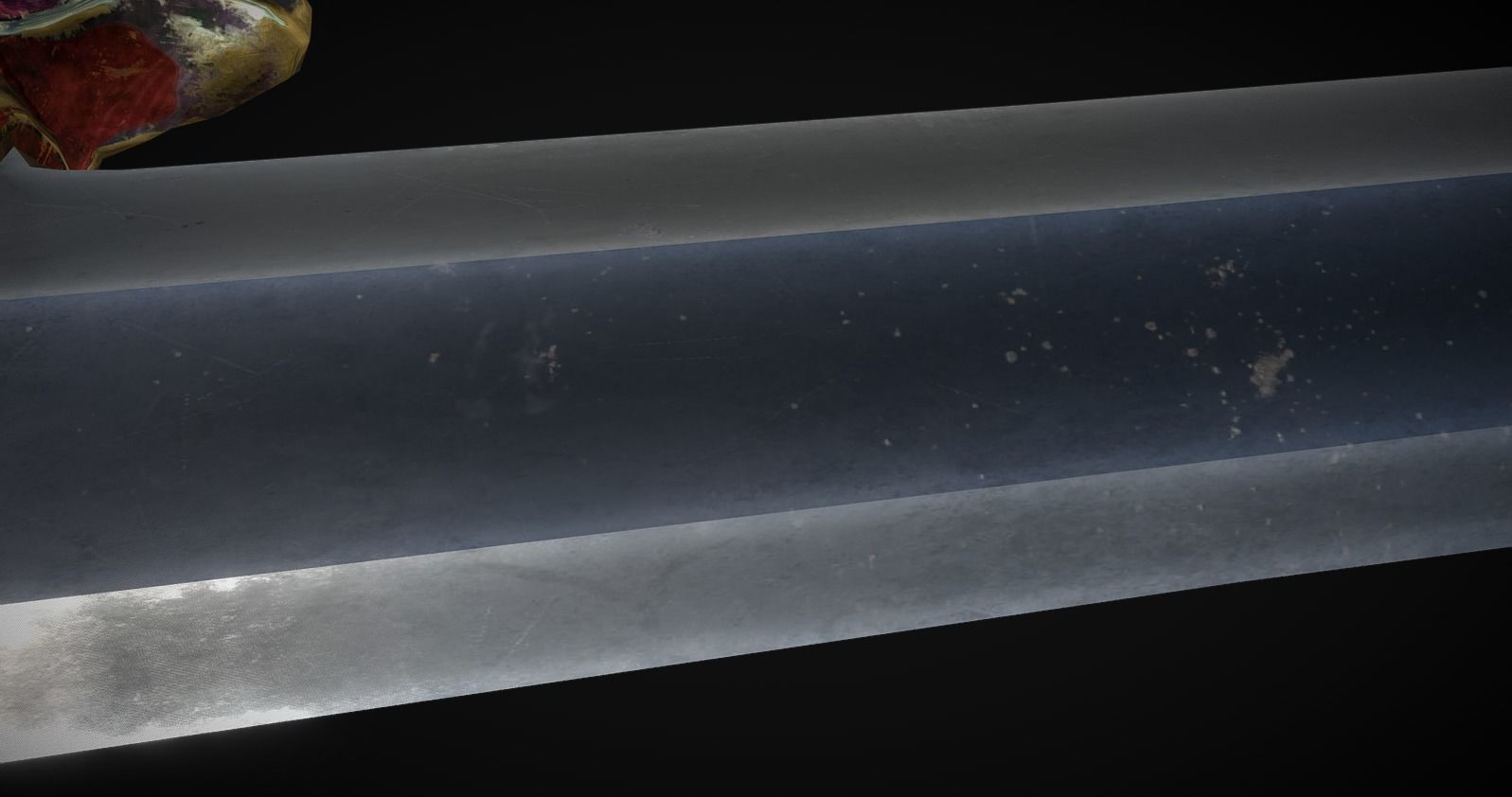 Crimson Dragon Sword - Game Ready Low-poly 3D model_5