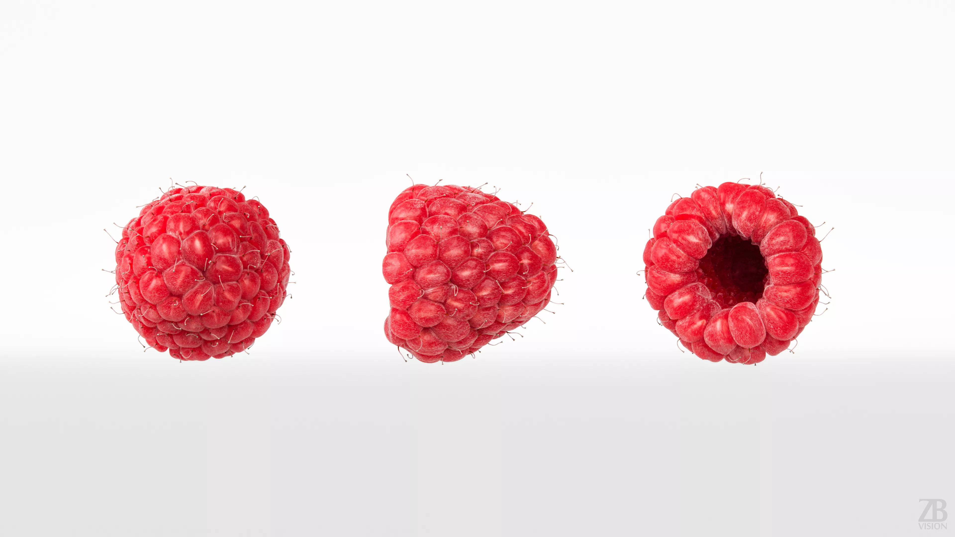 Raspberry 3D model_4