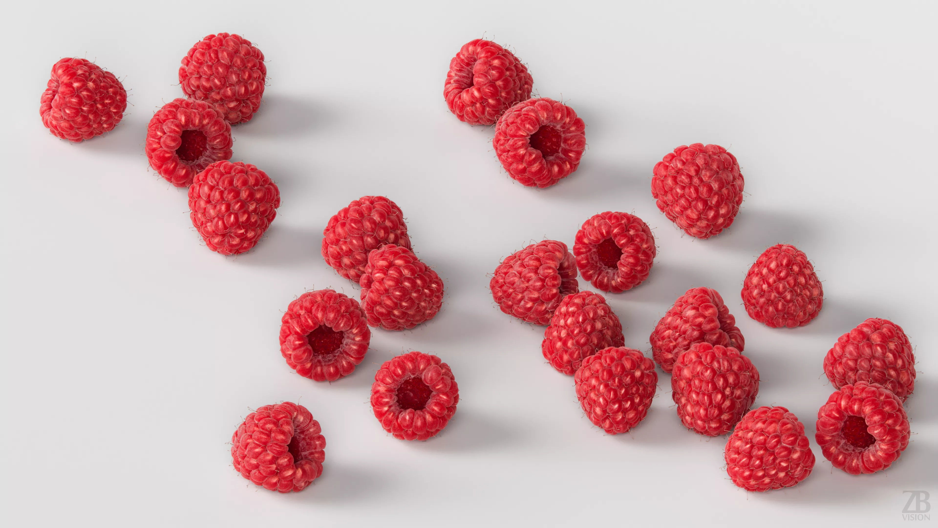 Raspberry 3D model_2