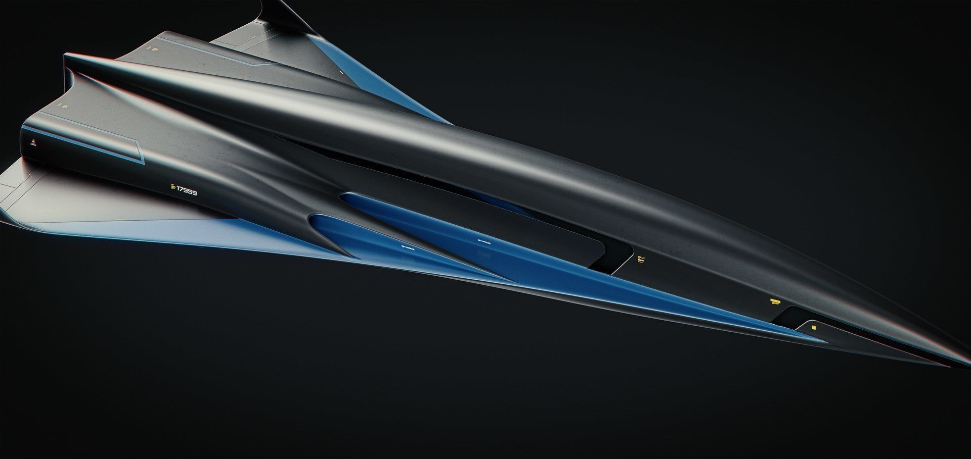 Raven - B Model - Hypersonic Business Jet 8K 3D model_31