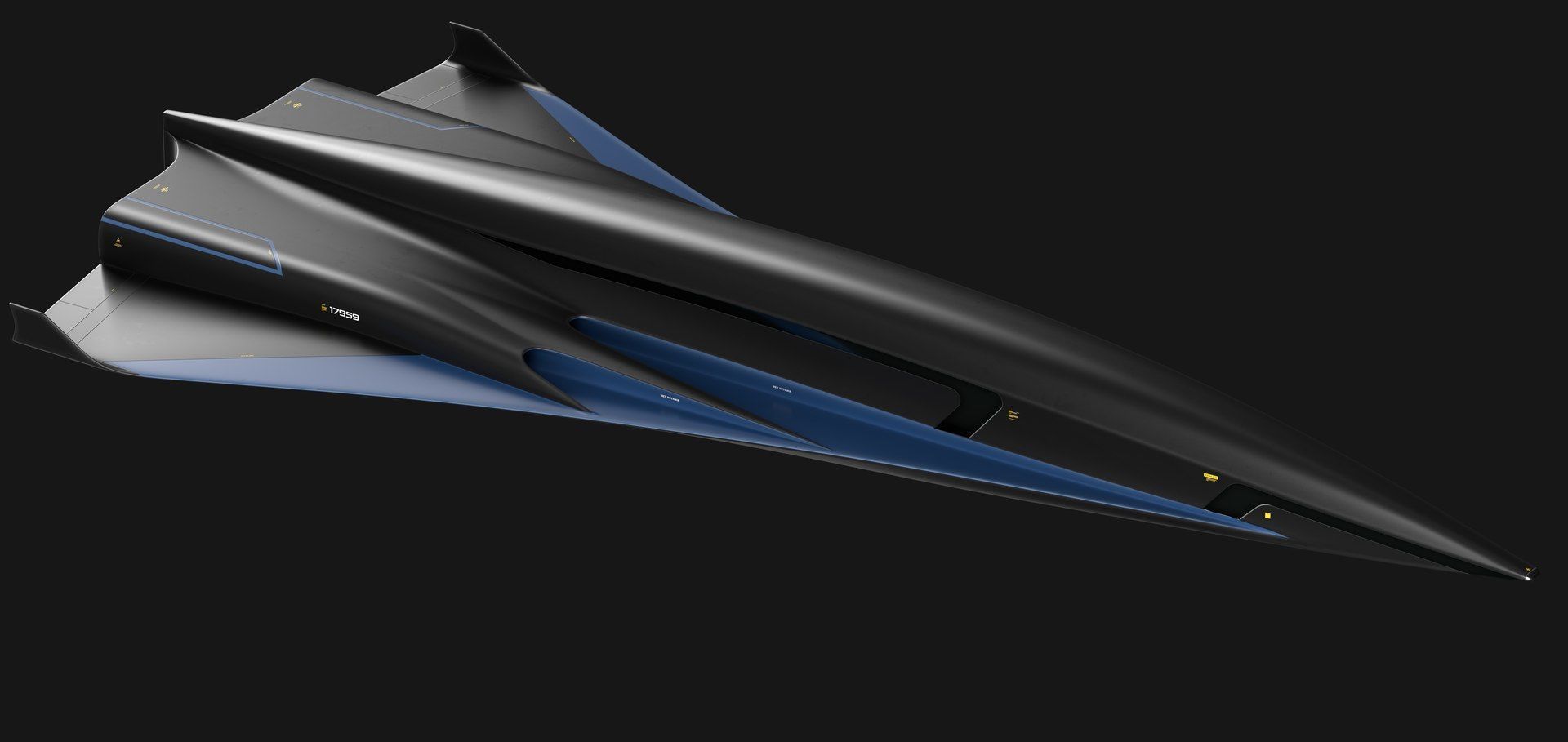 Raven - B Model - Hypersonic Business Jet 8K 3D model_21