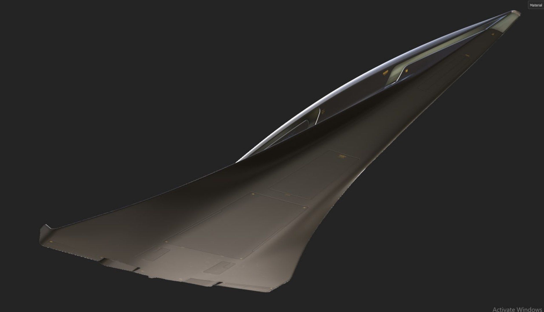 Raven - B Model - Hypersonic Business Jet 8K 3D model_20