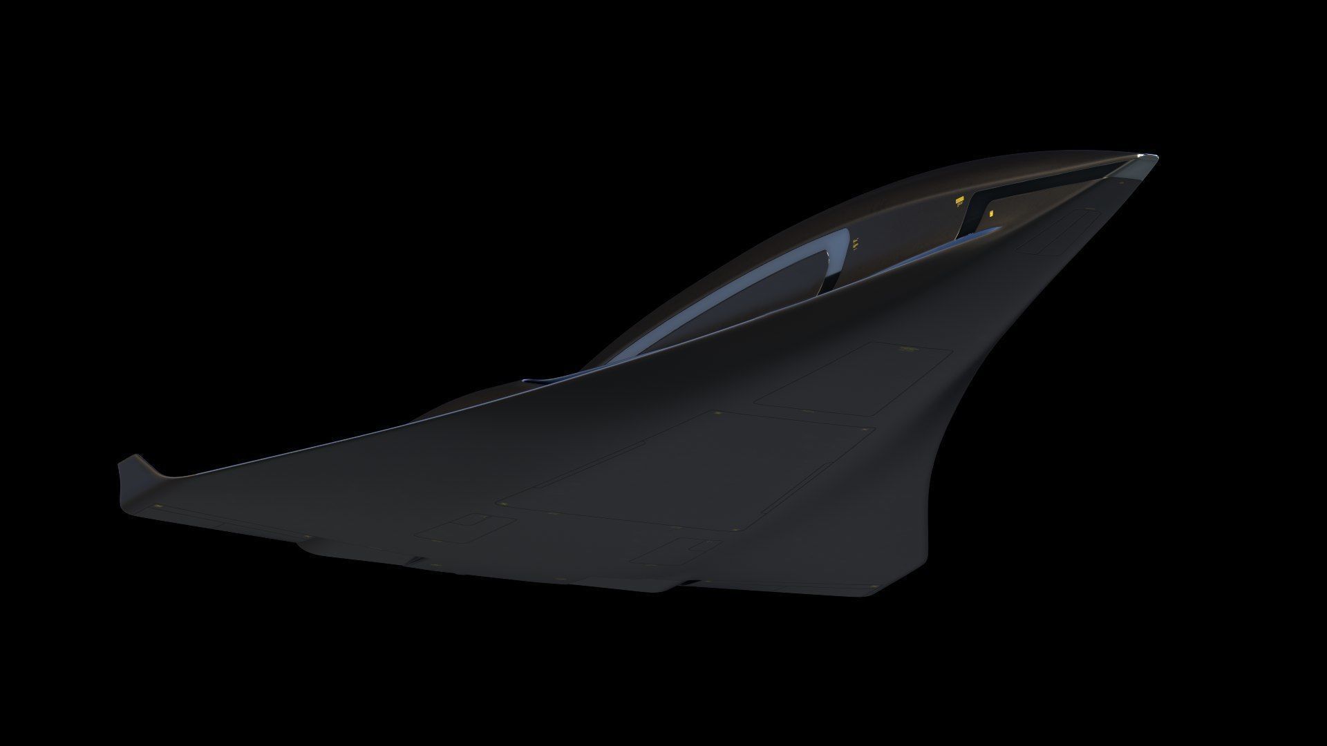 Raven - B Model - Hypersonic Business Jet 8K 3D model_14