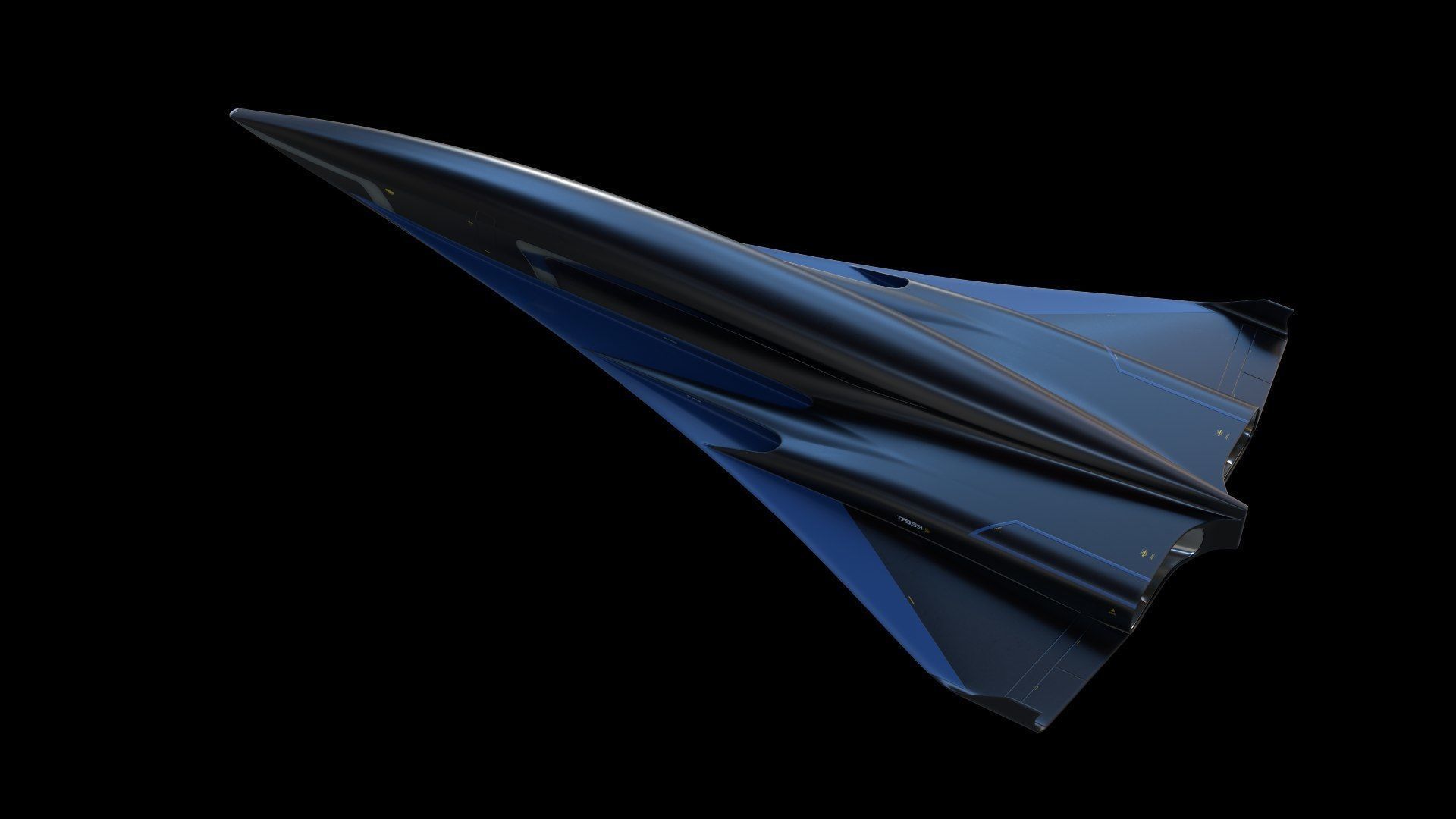 Raven - B Model - Hypersonic Business Jet 8K 3D model_11