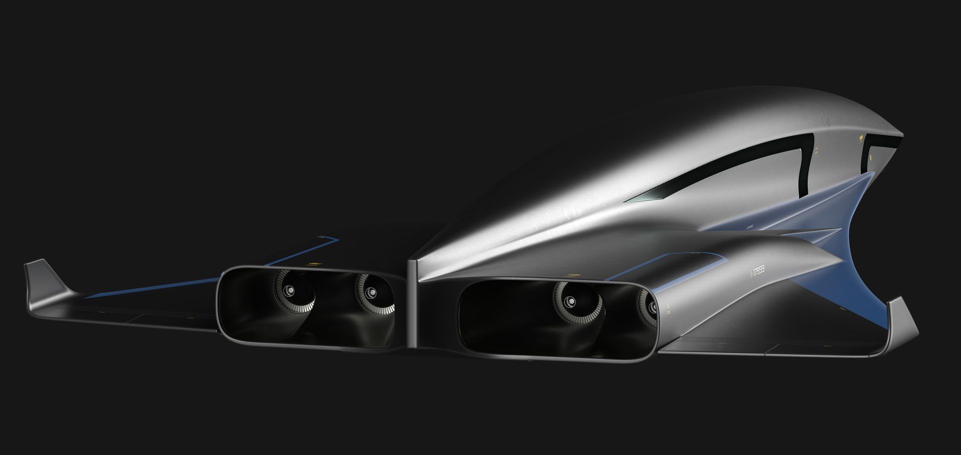 Raven - B Model - Hypersonic Business Jet 8K 3D model_42