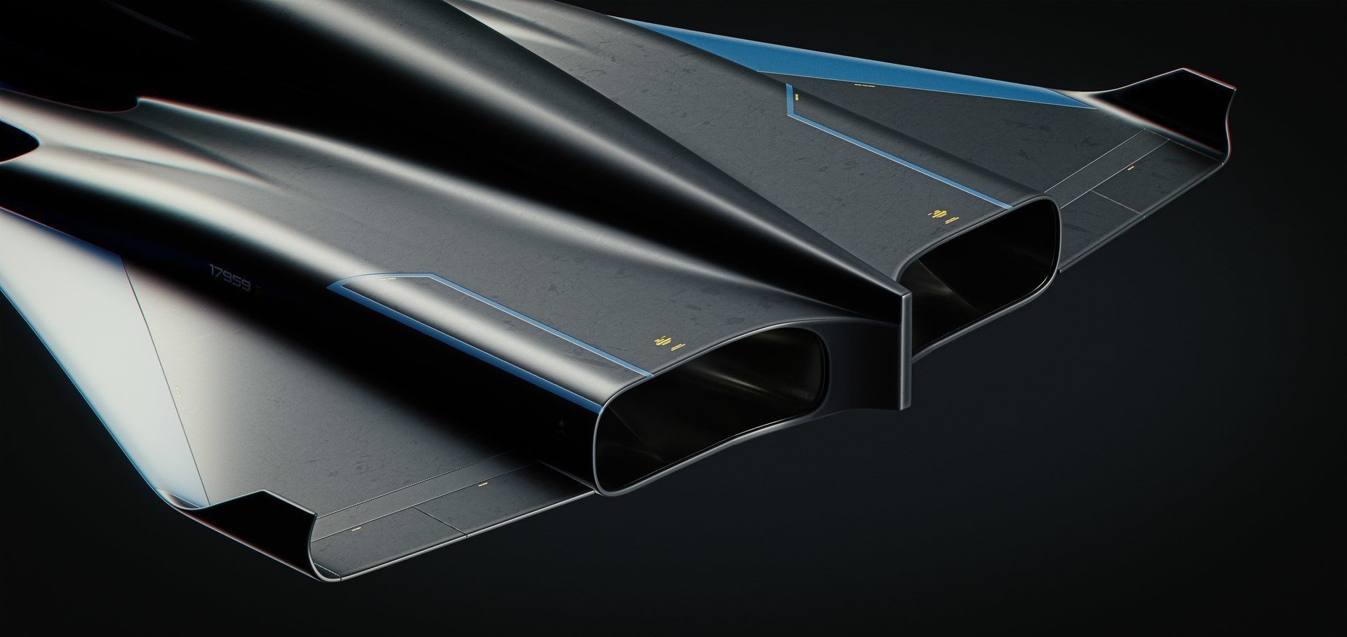 Raven - B Model - Hypersonic Business Jet 8K 3D model_25