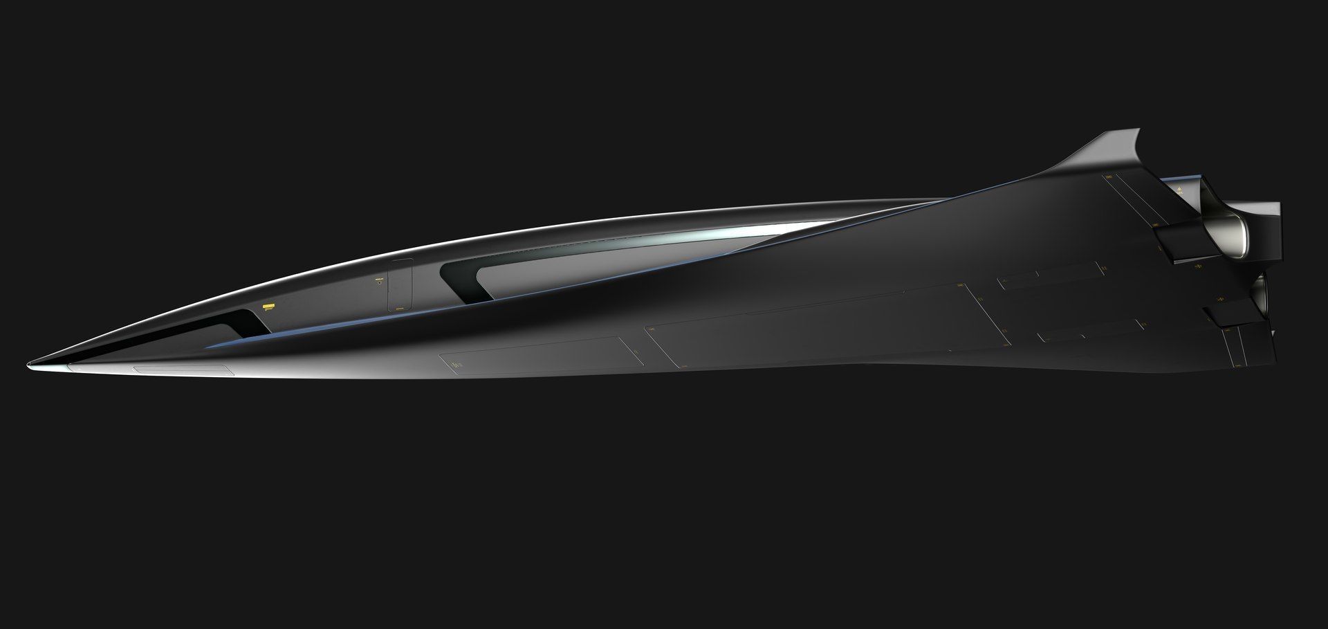 Raven - B Model - Hypersonic Business Jet 8K 3D model_38