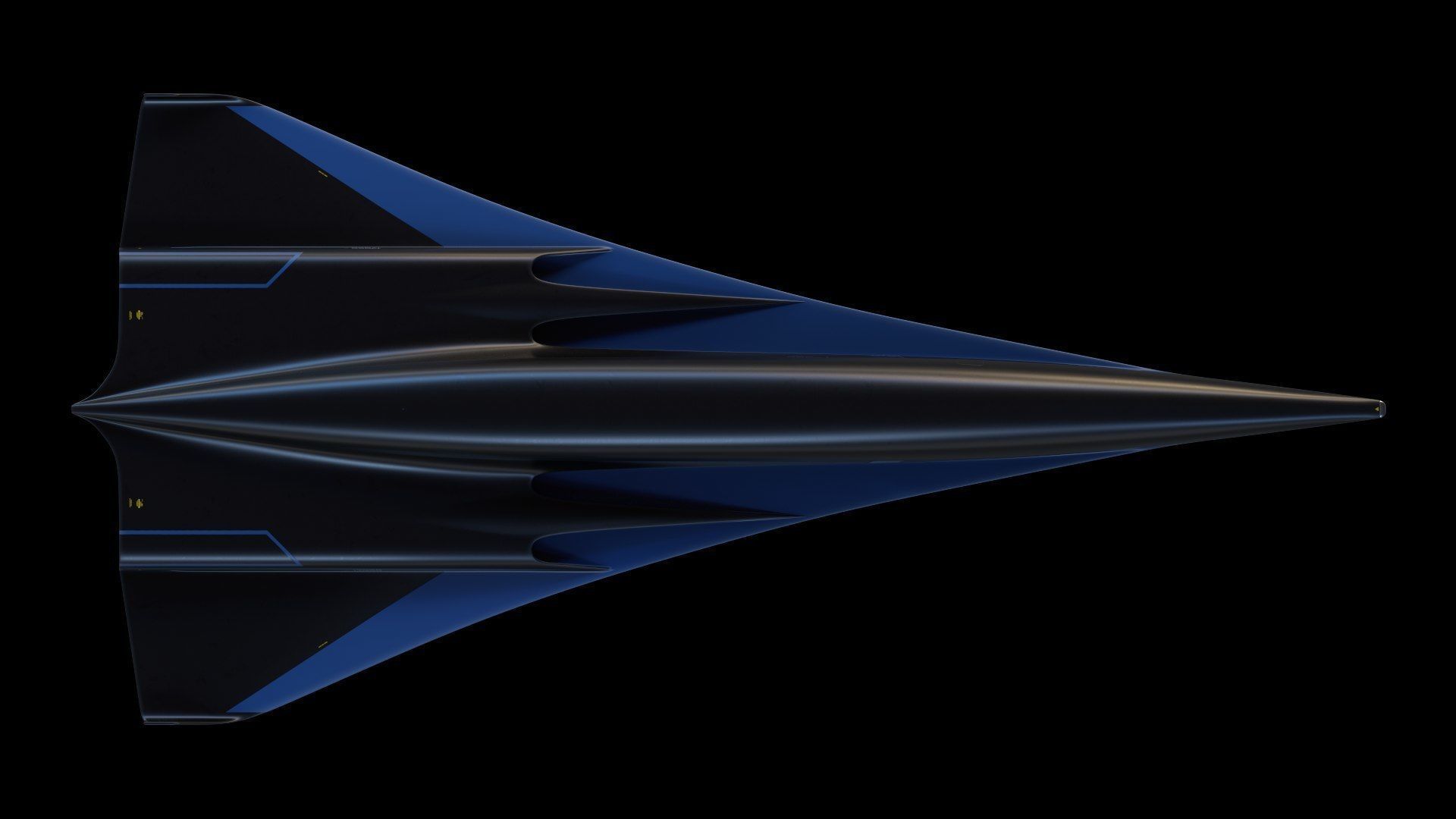 Raven - B Model - Hypersonic Business Jet 8K 3D model_5