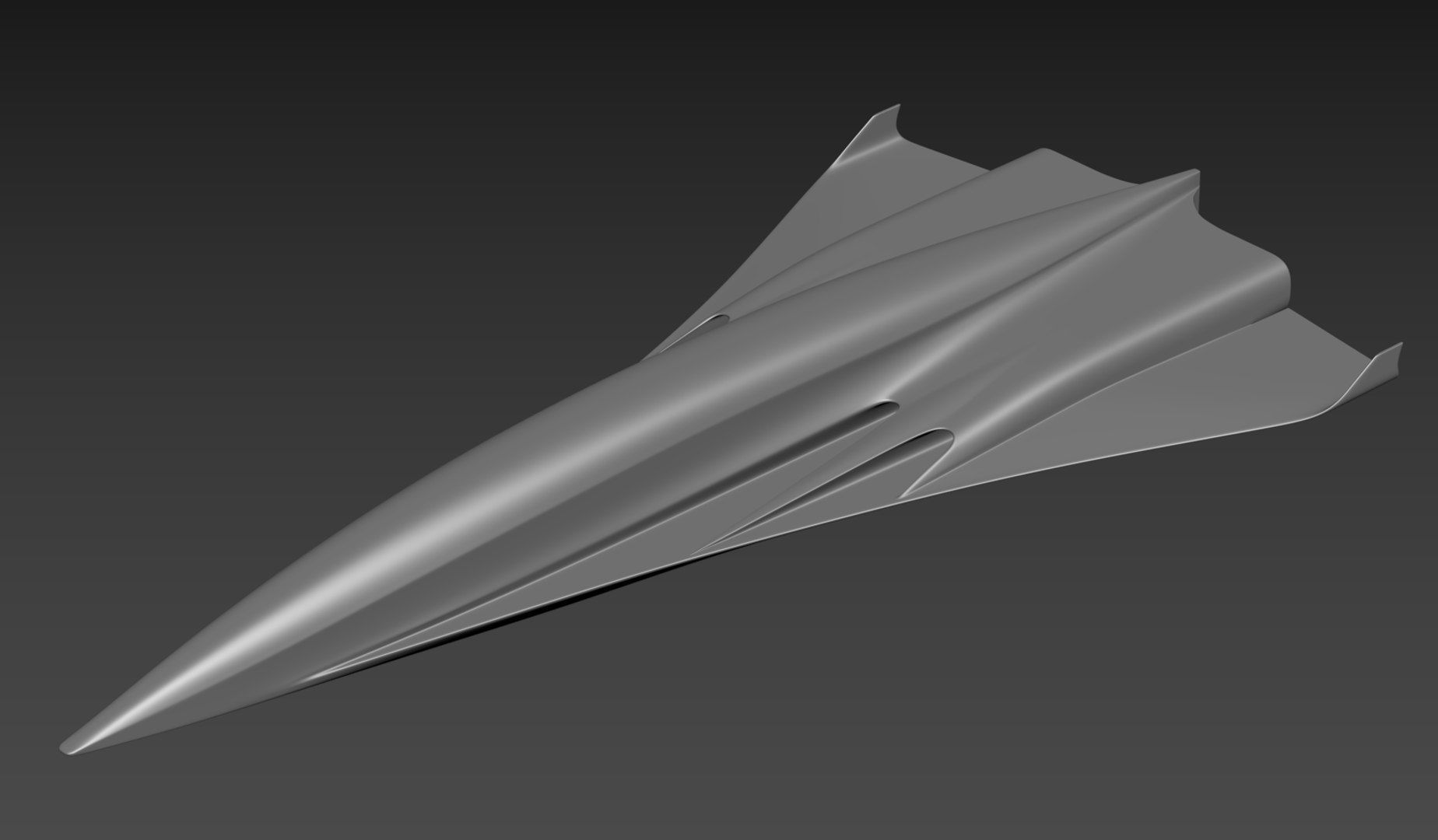 Raven - B Model - Hypersonic Business Jet 8K 3D model_15