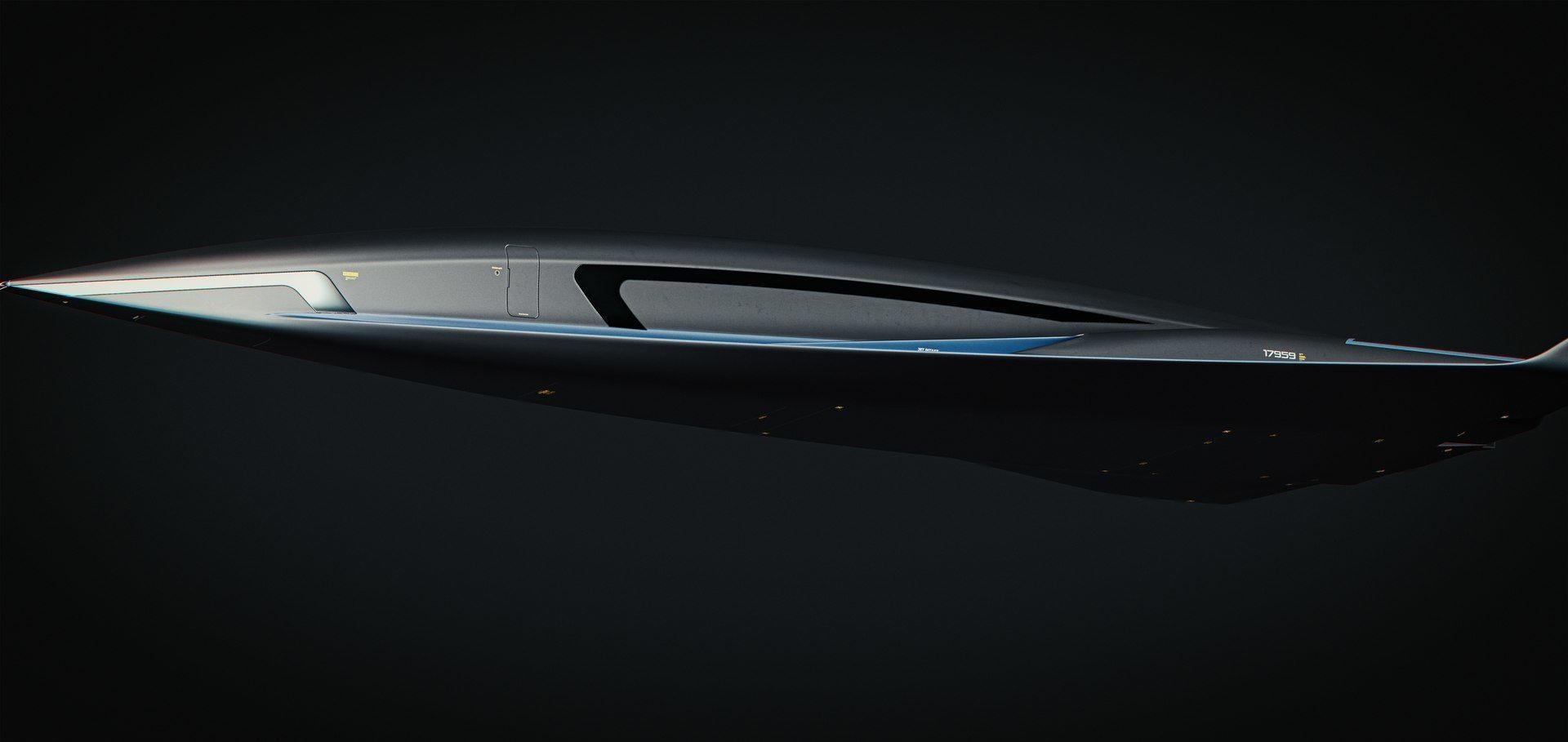 Raven - B Model - Hypersonic Business Jet 8K 3D model_37