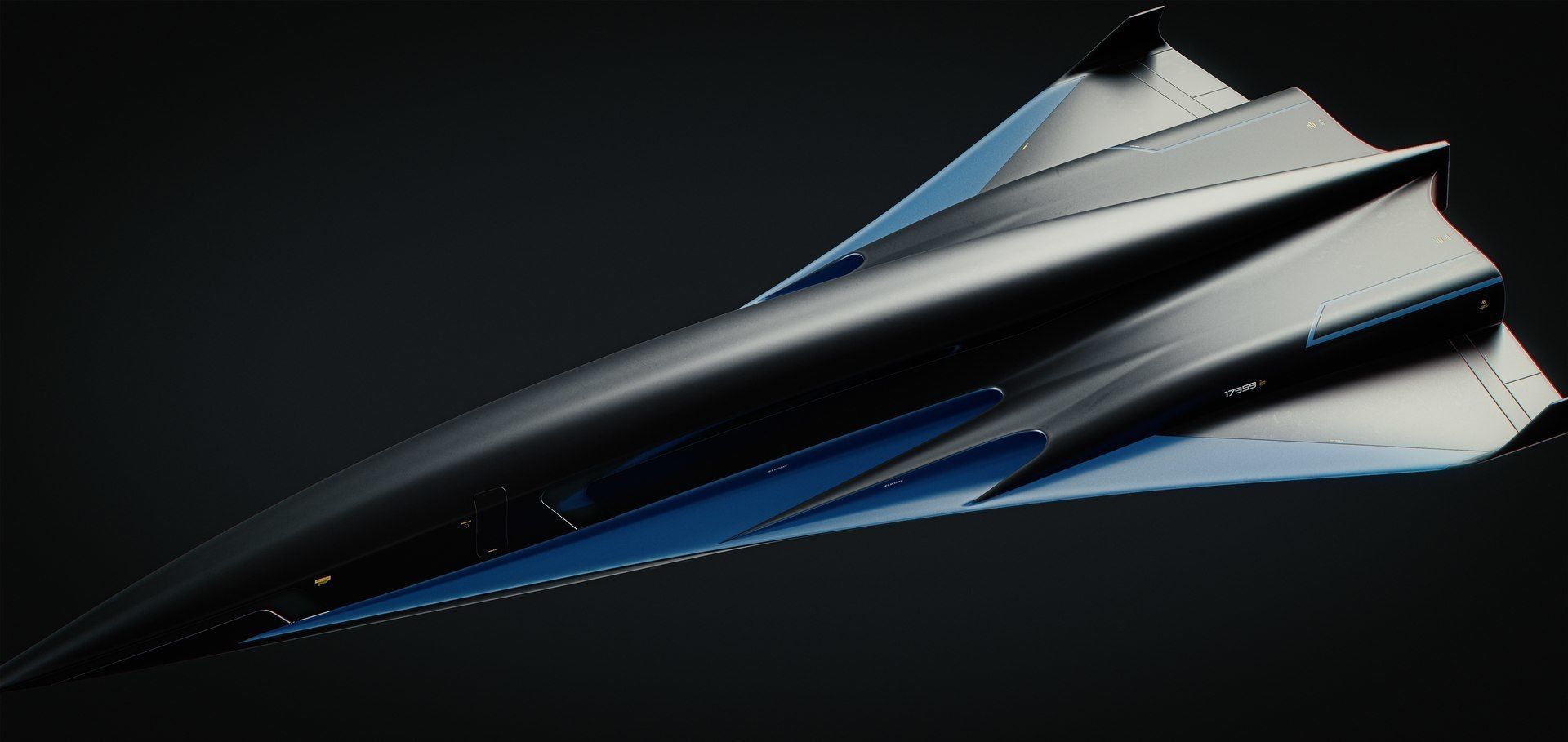 Raven - B Model - Hypersonic Business Jet 8K 3D model_34