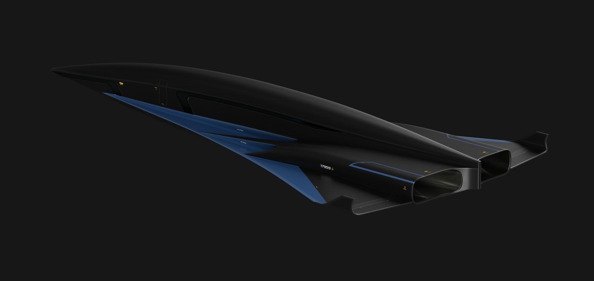 Raven - B Model - Hypersonic Business Jet 8K 3D model_48