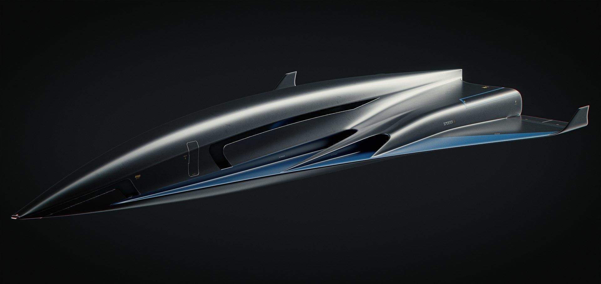 Raven - B Model - Hypersonic Business Jet 8K 3D model_28