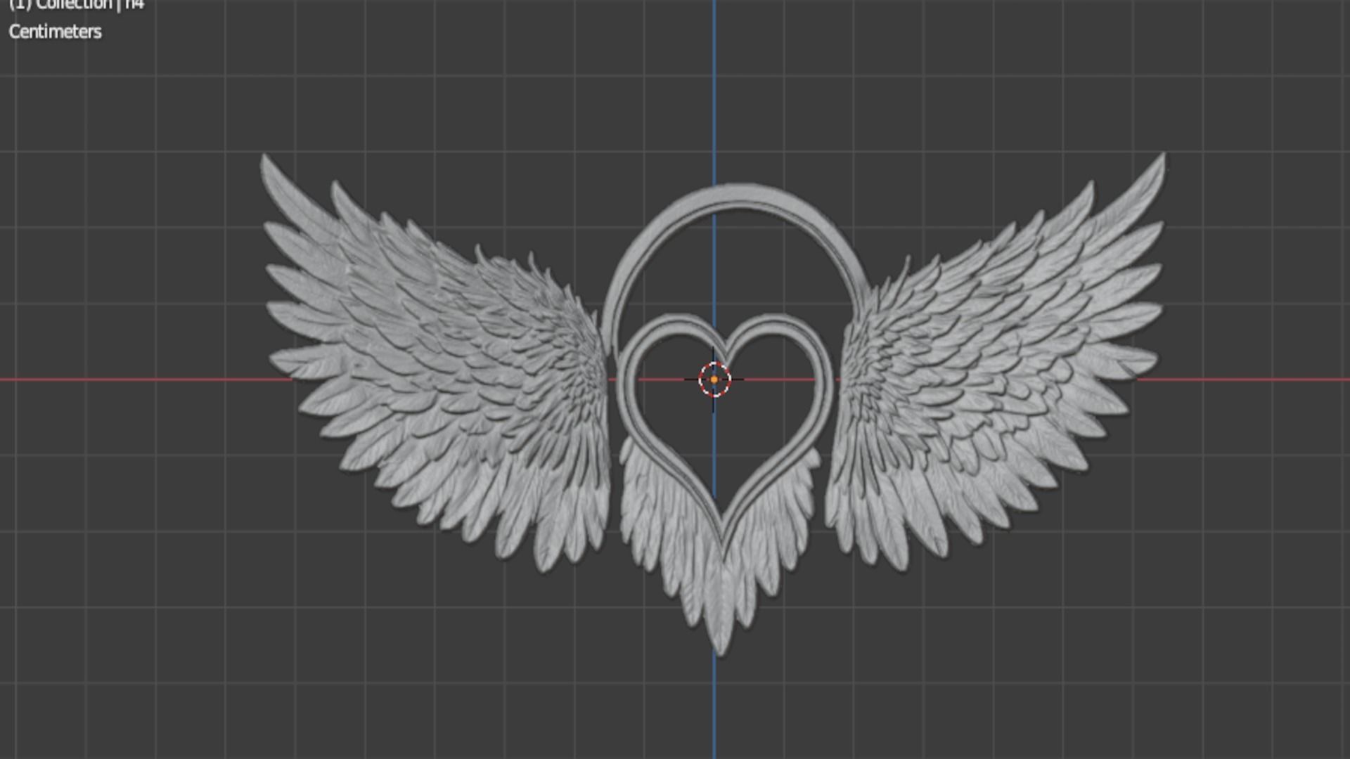 Wings Printable carved decor 18 3D print model_4