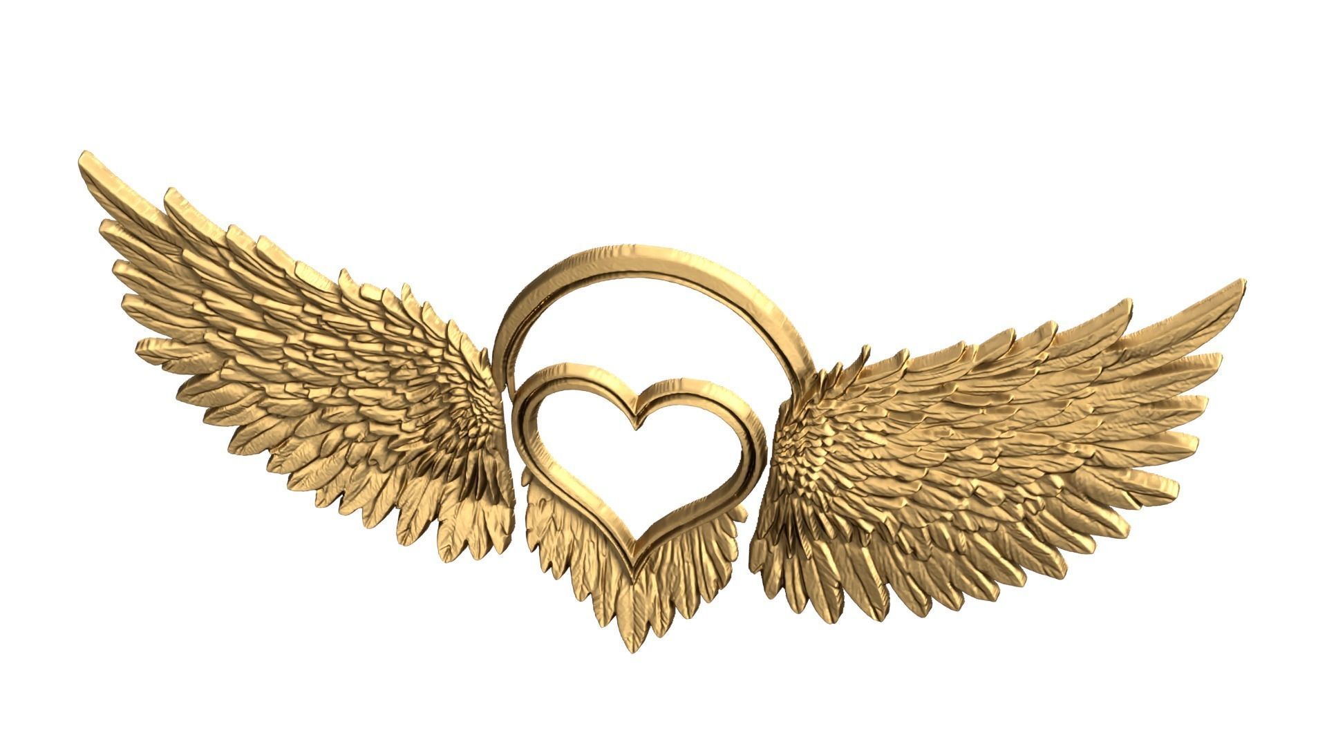 Wings Printable carved decor 18 3D print model_6