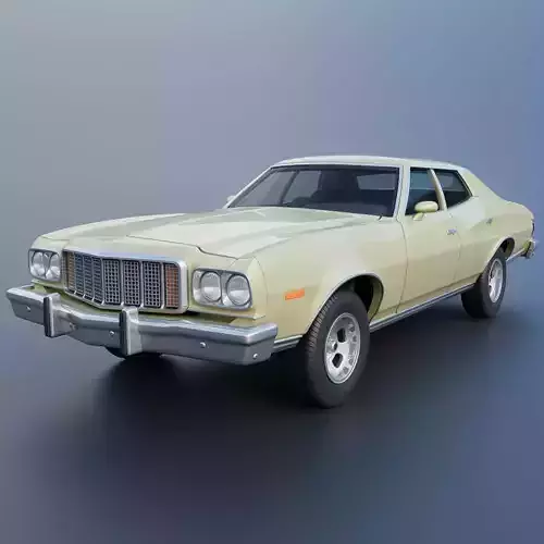Gran Torino 4-Door Sedan 1974  3D print model